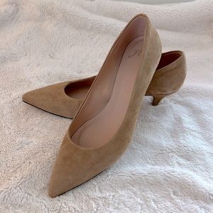 J. Crew suede kitten heels